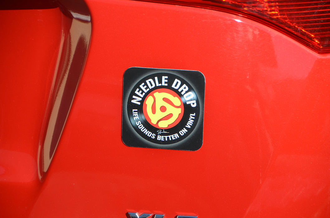 Needle Drop Car Magnets