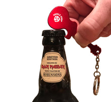 Load image into Gallery viewer, Guitar Shaped Bottle Opener Key Chain